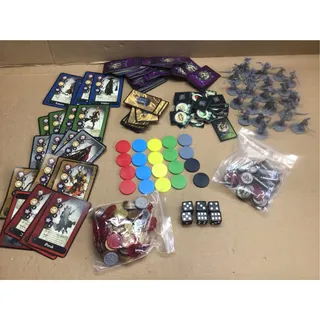 Photo of Cadwallon City of Thieves Board Game Complete Components Cards Minis No Box