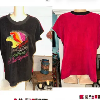 Photo of VINTAGE KANSAI YAMAMOTO FOR CYGNE DESIGNS BICOLOR SWEATER TOP ECO SUSTAINABILITY