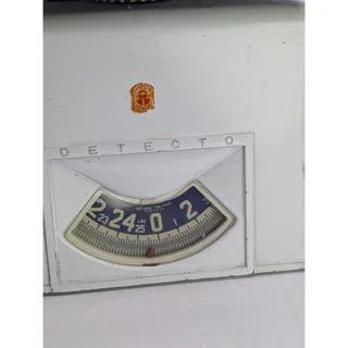 Photo of Vintage Detecto 25 lb Metal Kitchen Countertop Scale White USA Farmhouse Decor
