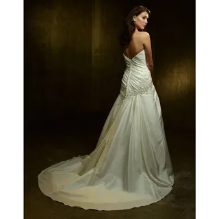 Photo of Casablanca Bridal | NWT Strapless Beaded Wedding Dress 1870 Size 12