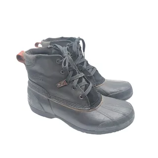 Photo of Sorel Ankeny Full Grain Leather Rubber Waterproof Duck Boots Men's 9