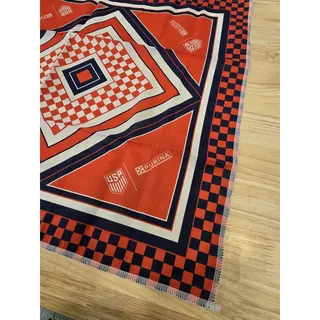 Photo of FIFA World Cup 2026 Bandana USA Purina Collab Red Blue 18" Square Collectible LE