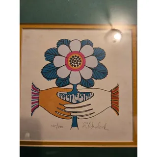 Photo of E. Hancock 'Friendship' Signed Limited Edition Print 145/170