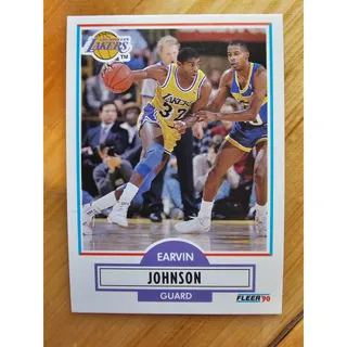 Photo of Earvin Magic Johnson 1990-1991 Fleer #93 - LA Lakers - NBA - great condition