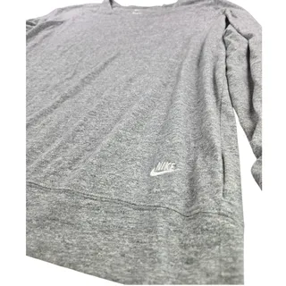 Photo of Nike | Gray Long Sleeve T-Shirt w/Logo | Size XL