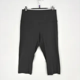 Photo of Lululemon Women 10 Align High Rise Crop Leggings Gray 17" Inseam LW6BHCS