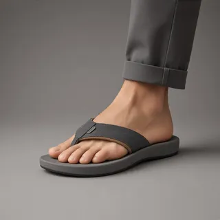 Photo of Sanuk Men’s Cosmic Seas Mesh Flip-Flops– Dark Grey – Size 9 M – NWT