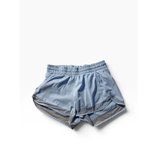 Photo of Athleta Light Blue Running Shorts Women's Small Mesh Trim Athletic