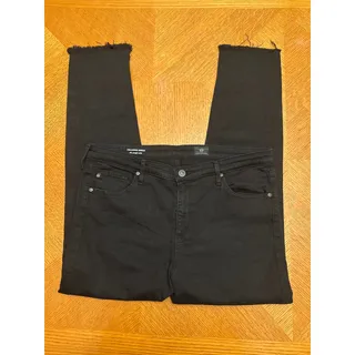 Photo of AG Adriano Goldschmied The Stevie Ankle Jeans Women’s 32 Black Slim Straight