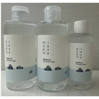 Photo of Round Lab 1025 Dokdo Toner 3-Pack (1x 3oz & 2x 6oz) Made in Korea Gentle NWOB