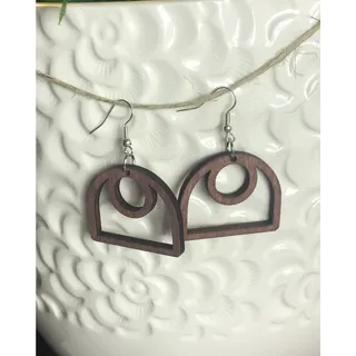 Photo of Wooden Earrings | Dangling Earrings | Date Night Earrings | Wood Jewelry