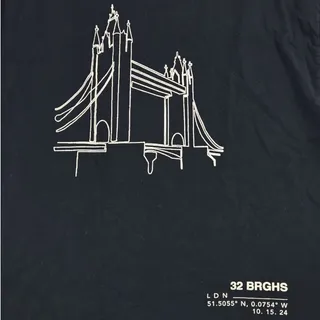 Photo of Topman | UK London Bridge-32 Buroughs T-Shirt | Size Large