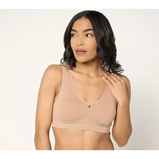 Photo of Breezies Cooling Comfort Wirefree Seamless Contour Bra M