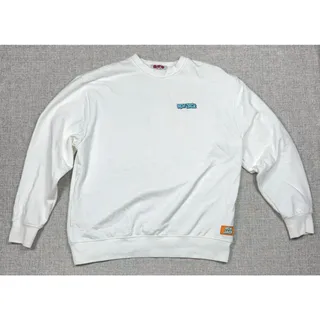 Photo of New Jack ATC Sweatshirt Mens L White Japan Cartoon Back Graphic Crewneck