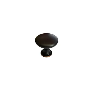 Photo of Edona 1.25 In. Dia. Round Oil Rubbed Bronze Cabinet Knob- Pack of 24