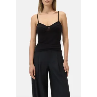 Photo of CLOSED Lingerie Tank Cami Black M NWT Minimalist Quiet Luxury Basics Old Money