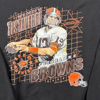 Photo of Cleveland Browns Vintage 90s Sweatshirt Lee Sport Vinny Testaverde Crewneck XL