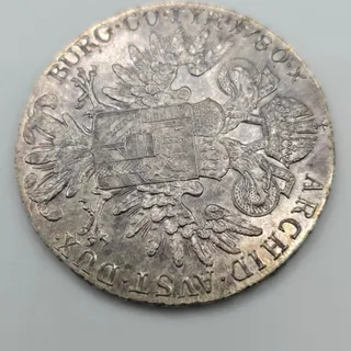 Photo of Austria Maria Theresa 1780 Silver Thaler Coin .833 Silver