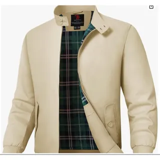 Photo of Men's Bomber Jacket Cotton Full Zip SIZE LARGE