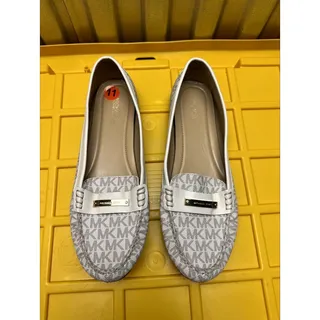 Photo of Michael Kors Loafers White MK Monogram Womens US 11 Slip On Flats Like New