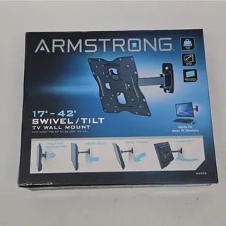 Photo of Armstrong Swivel & Tilt universal TV Wall Mount fits Most 17” to 42” tvs NEW