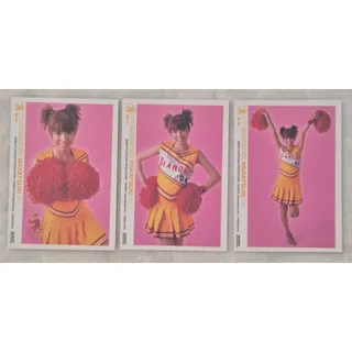 Photo of Chinatsu Wakatsuki 3-Card Set Cheerleader Outfit Set Japan Gravure Idol Cards