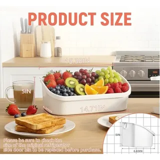 Photo of Door Bin Compatible with Frigidaire Refrigerator 240356401 ( 2 PCs )