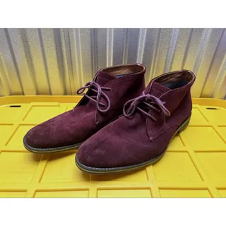 Photo of Alfani Mens Burgundy Suede Chukka Desert Boots 10M