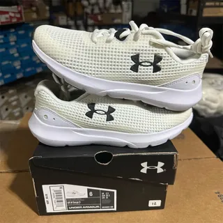 Photo of Under Armour Surge 3 Women's Running Shoes White/Black Size 6