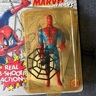 Photo of Marvel Super Heroes Captain America Action Figure - Vintage 1990 Toy Biz SEALED