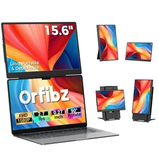 Photo of 15.6” Laptop Screen Extender, 5 Modes & 360° Rotating Portable Monitor