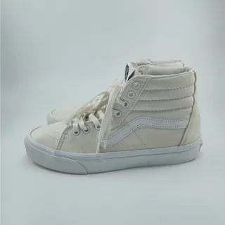 Photo of Vans Sk8-Hi high top Women's Size 9 White Canvas Sneakers 