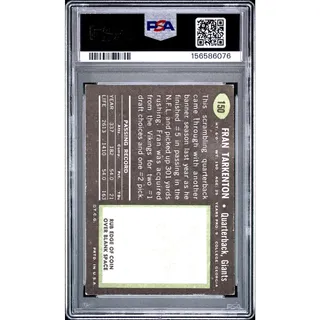 Photo of 1969 Topps #150 Fran Tarkenton PSA 3
