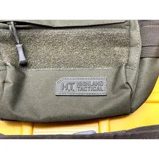 Photo of Highland Tactical Fanny Pack Waist Bag Olive Drab MOLLE Sling