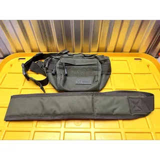 Photo of Highland Tactical Fanny Pack Waist Bag Olive Drab MOLLE Sling