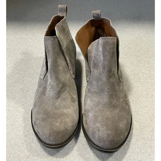Photo of Lucky Brand Boots Women’s 7.5 Bianna Suede Ankle Bootie Brown Pull On EUC!