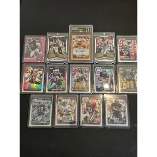 Photo of Topps Chrome Football 2024 Card Lot 14 Legends Aikman Bettis Rice Grogan Watt 