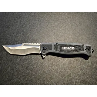 Photo of USMC Folding Pocket Knife – Marines “The Few, The Proud” Logo – New in Box