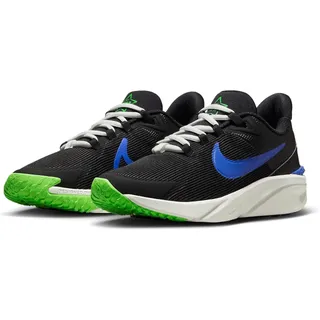 Photo of Nike Star Runner 4 GS Youth Size 5.5 Black Blue Running Sneakers Shoes