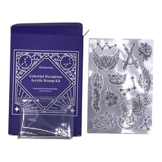 Photo of Illumicrate Heavenly Bodies Acrylic Rubber Stamp Set – Imani Erriu August 2025