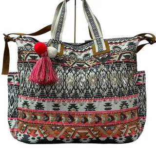 Photo of NWT Camel Threads Shania Large Weekender Tote Bag