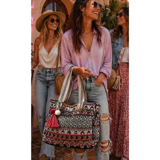 Photo of NWT Camel Threads Shania Large Weekender Tote Bag