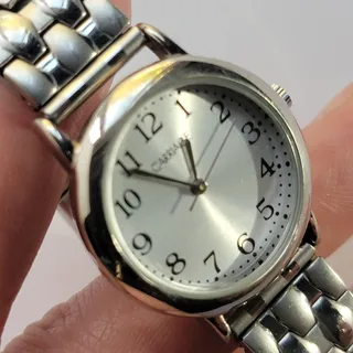 Photo of Vintage Carriage Womens Watch Silver Dial Silver Case Bracelet Arabic Numerals