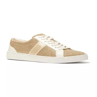 Photo of Michael Kors Juno Stripe Lace-Up Sneakers Women's Size 5.5M New