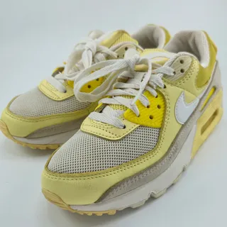 Photo of Nike Air Max 90 Recraft Opti Yellow Lemon Women's Size 6 CW2654-700 Sneakers