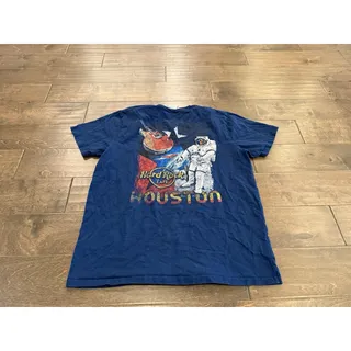 Photo of Hard Rock Cafe Pacsun Collab Mens Houston Astronaut Guitar Print T-Shirt Size L