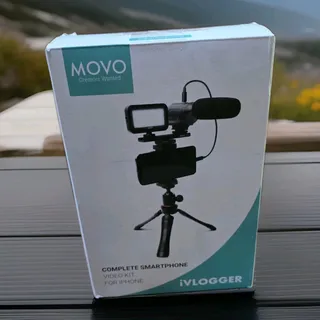 Photo of Video Content Creator Kit iPhone Compatible Accessories LED Light Shotgun Mic