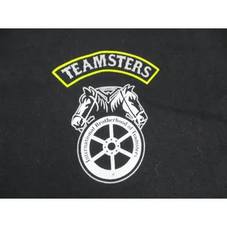 Photo of Teamsters Shirt Mens 3XL Black Solidarity Forever Union Skull Flames Graphic Tee