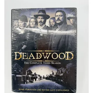 Photo of Deadwood The Complete Third Season DVD 6 disc set HBO 2007- New Factory Sealed