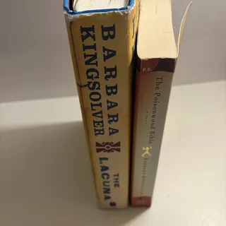 Photo of Lot of 2 Barbara Kingsolver: The Lacuna (1st Ed) & The Poisonwood Bible HC